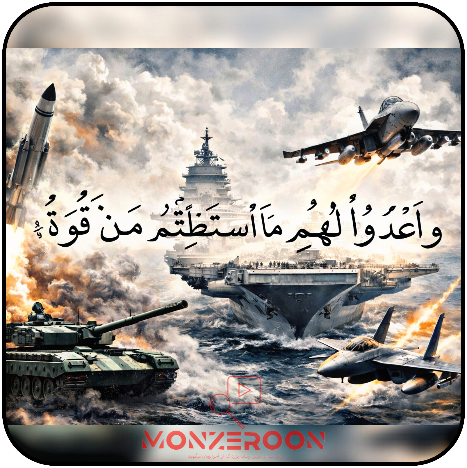 وَأَعِدُّواْ لَهُم مَّا ٱسۡتَطَعۡتُم مِّن قُوَّةࣲ